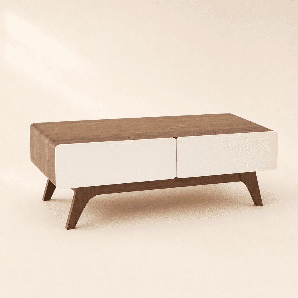 Alpine Dual Drawer Table