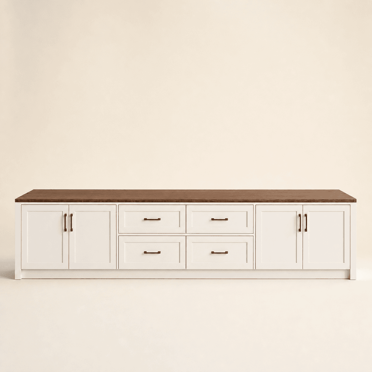 Eastport Two-Tone Low Line TV Unit