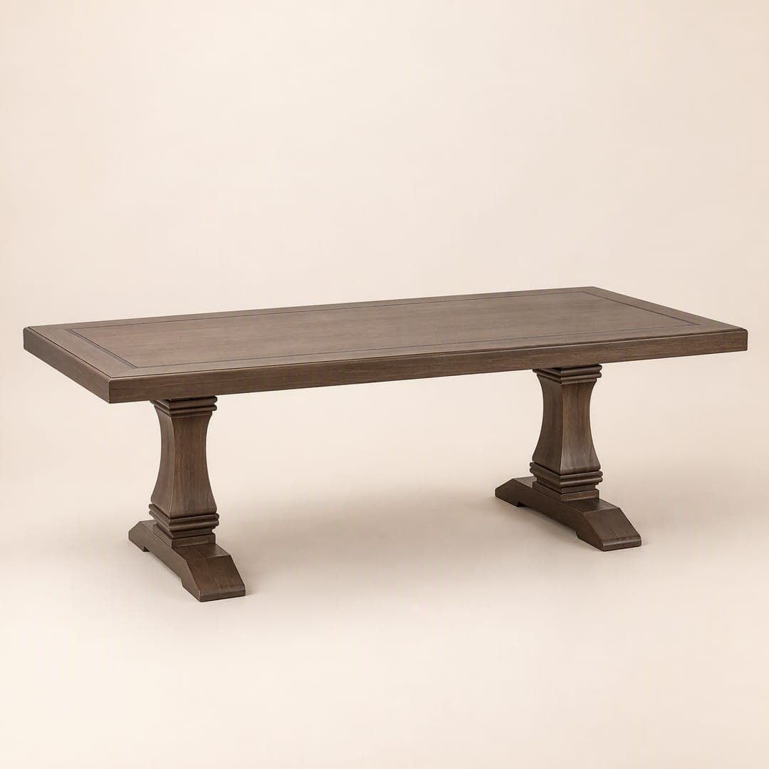 Camden Pedestal Dining Table, design render