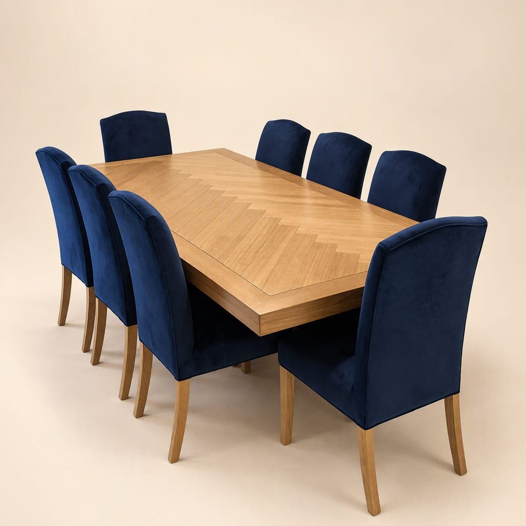 Cessnock Parquetry Dining Table, design render