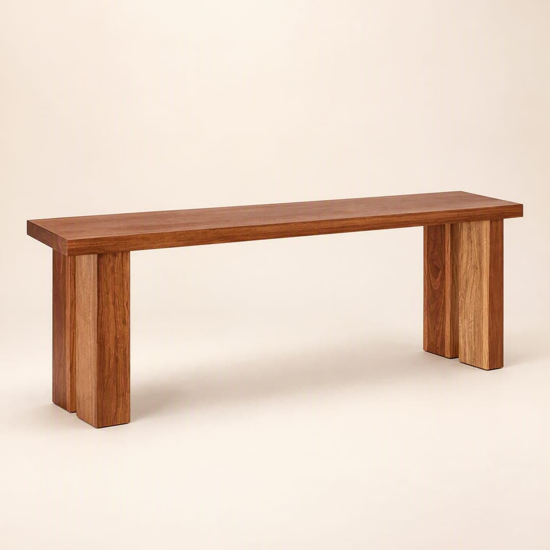 Glebe Hall Bench, design render