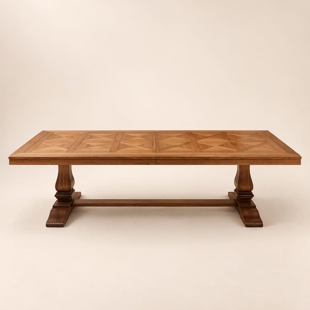 Grafton Trestle Dining Table, design render