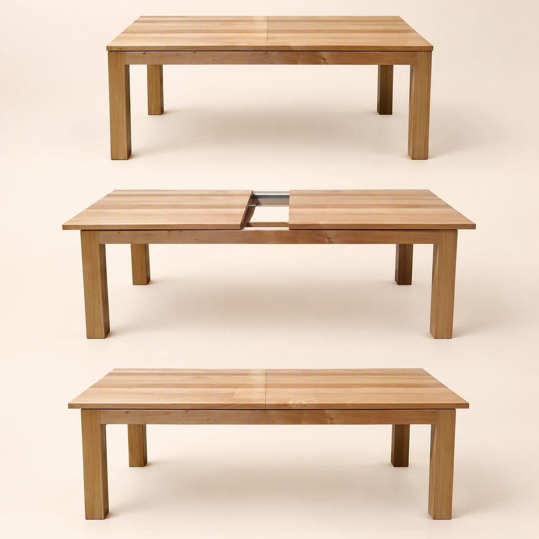 Leura Extension Dining Table, design render