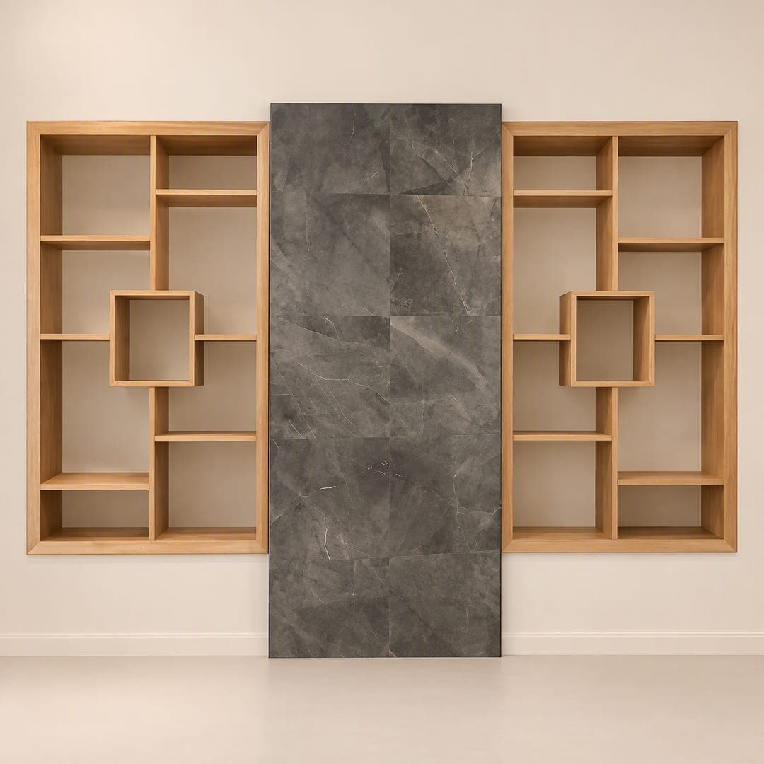 Manly Room Divider Wall Unit, design render