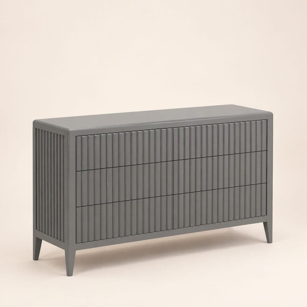Scone Reeded Dresser, design render