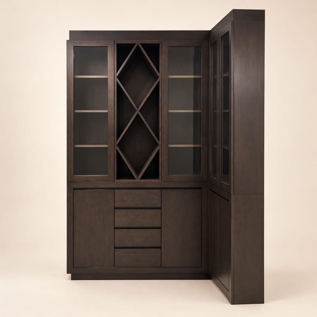 Swan Hill Corner Wine Display, design render