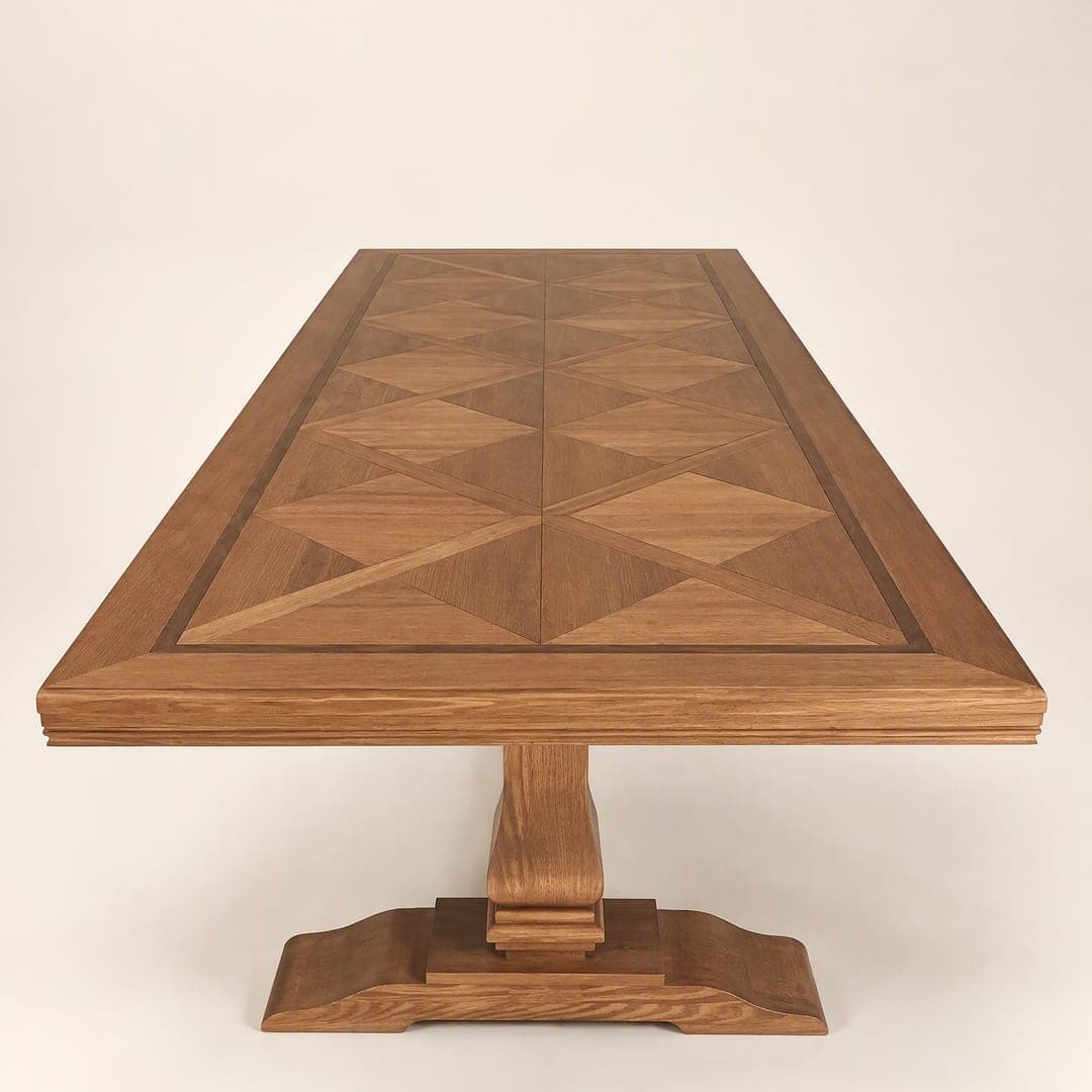 Tamworth Pedestal Dining Table, design render