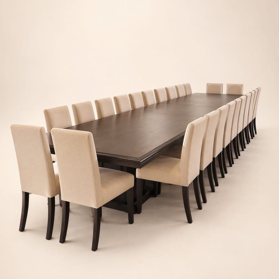 Wyong Long Dining Table, design render