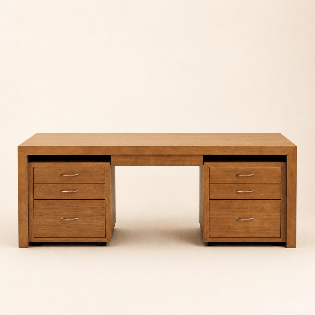 Everton Work Desk in American Oak
