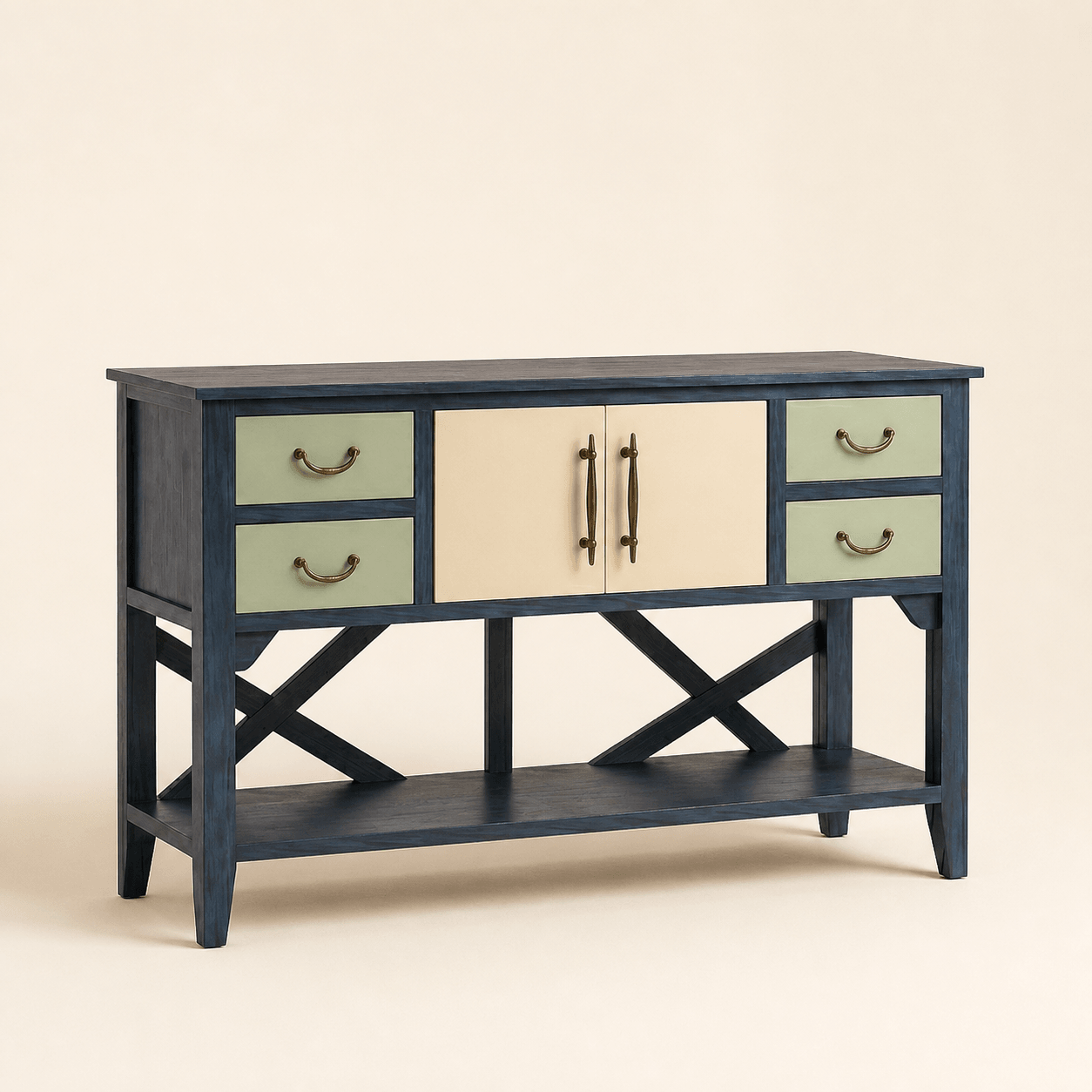 Sandbar Crossframe Console Table in Tasmanian Oak