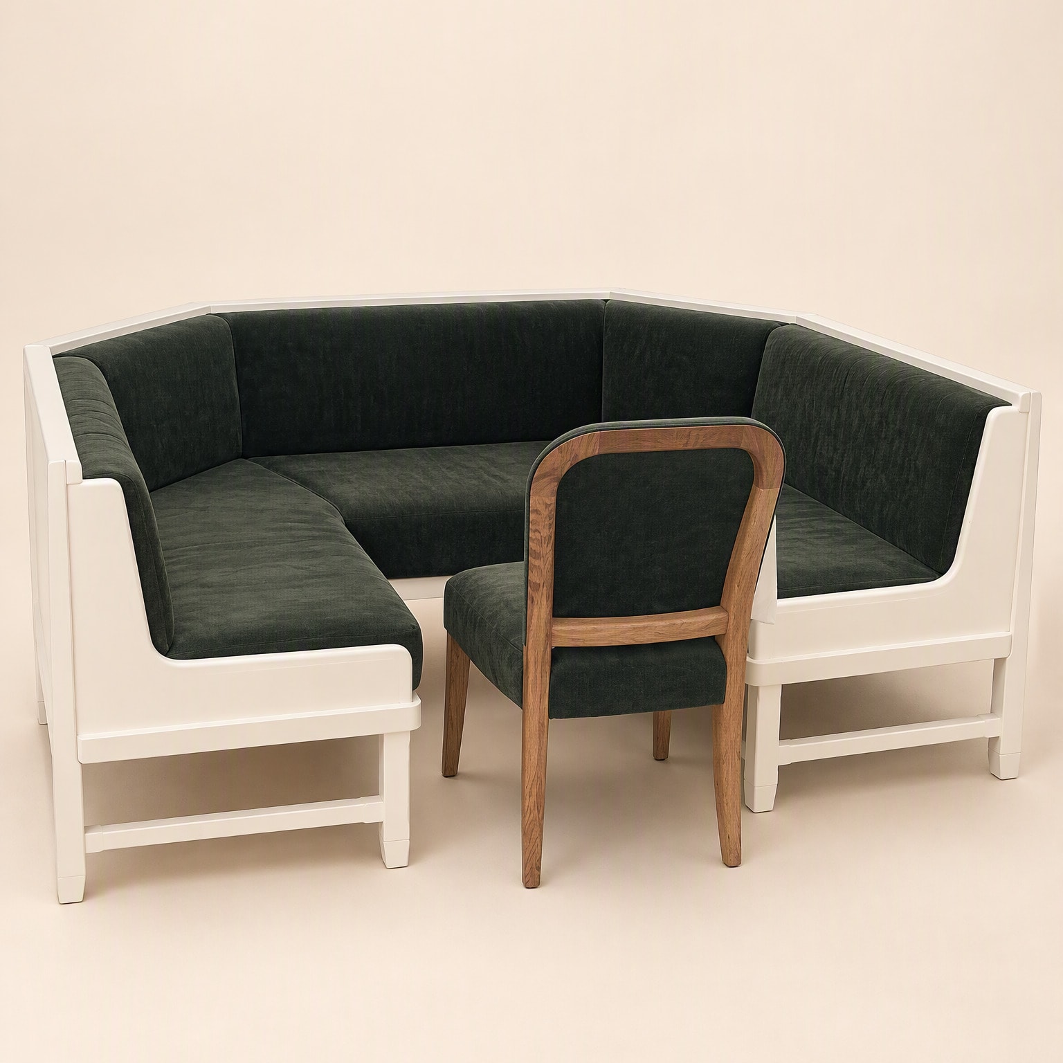 Pyrmont Booth Banquette in American Oak