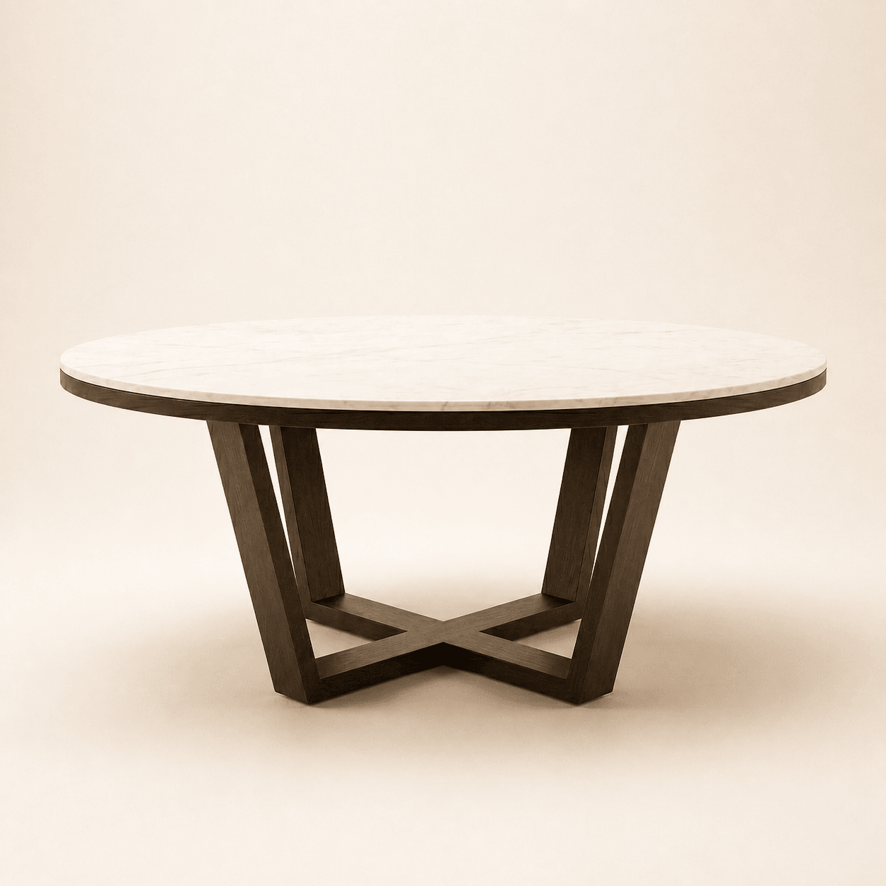 Aurelia Marble Dining Table in Tasmanian Oak