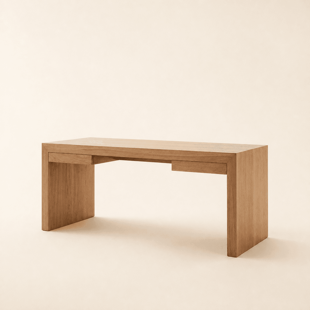 Ellis Study Desk in Spotted Gum
