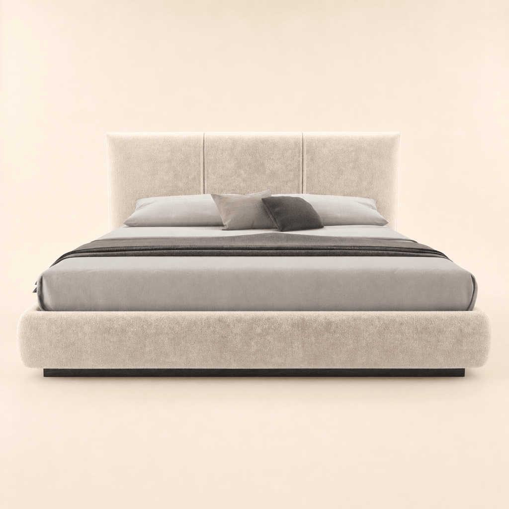Isla Platform Bed, upholstered