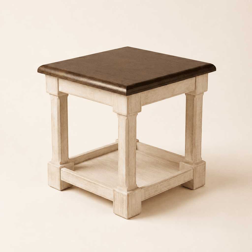 Brookfield Two-Tone Lamp Table in Tasmanian Oak