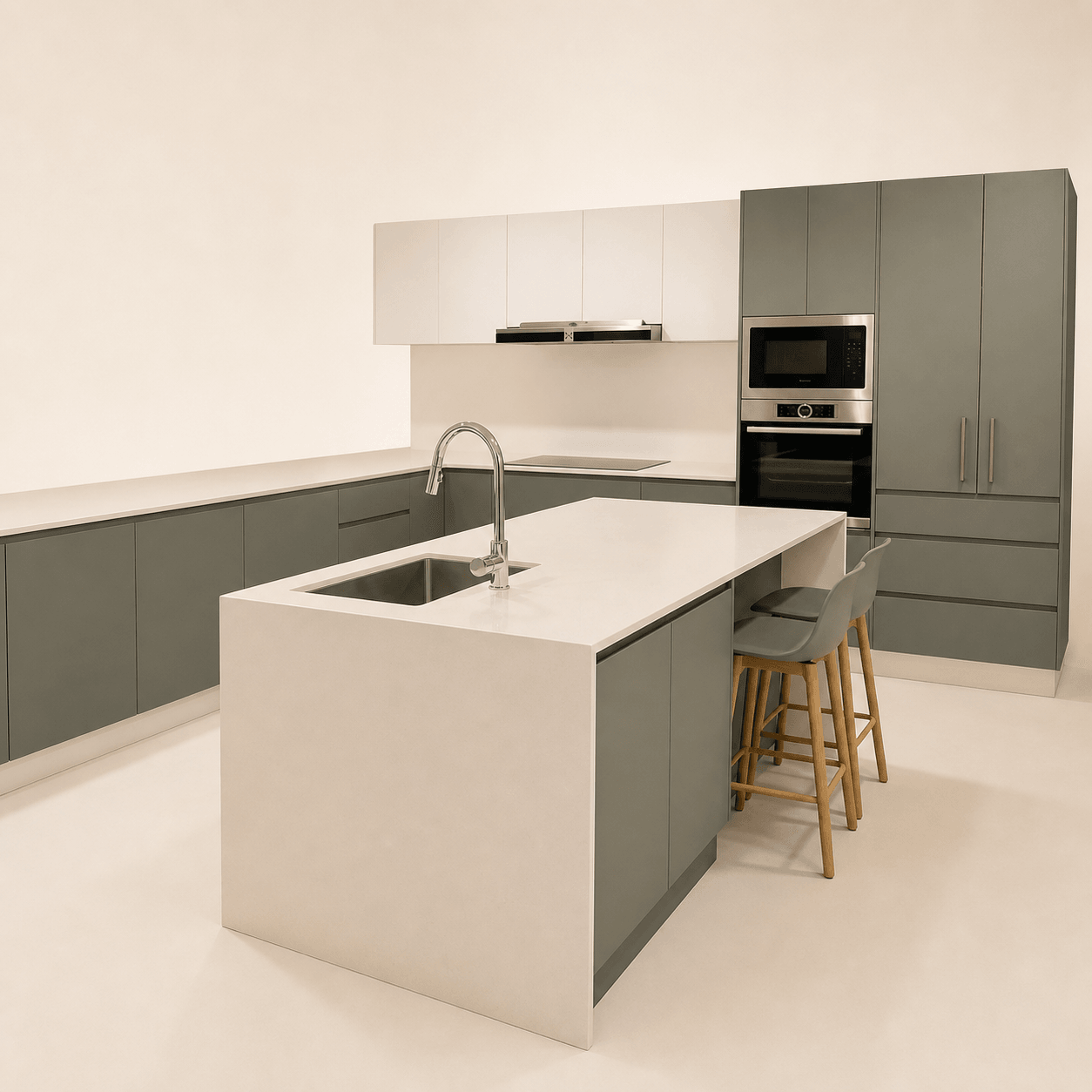 Siena Modern Kitchen in Painted MDF