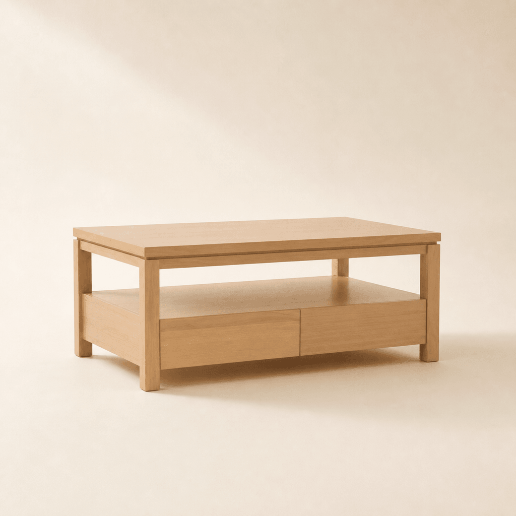 Wattle Storage Coffee Table in Tasmanian Oak