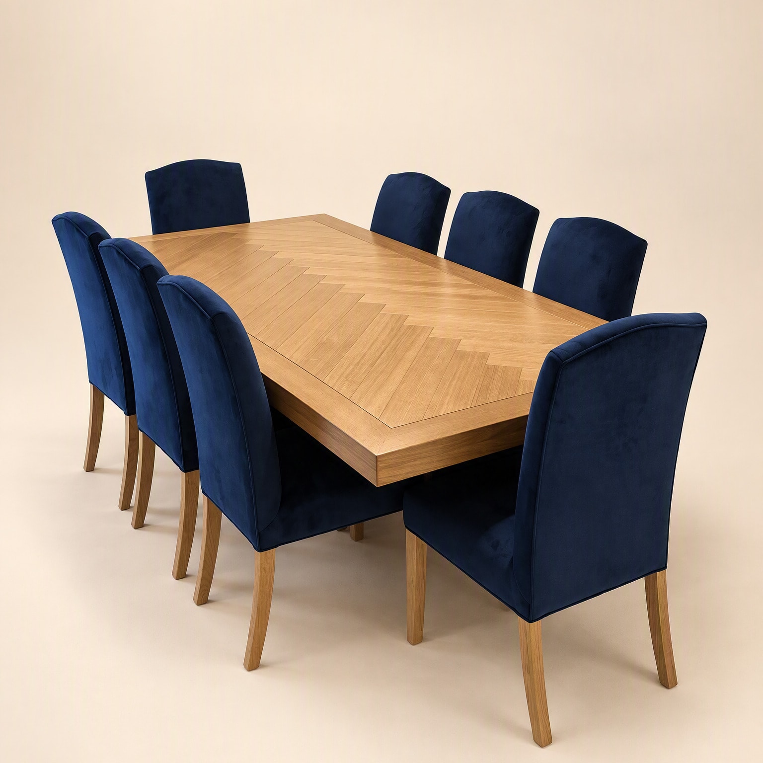 Cessnock Parquetry Dining Table in Tasmanian Oak